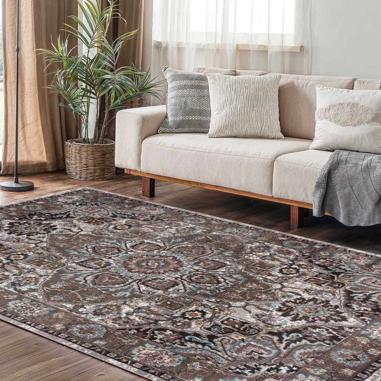 Mardin Brown Area Rug - Clearance