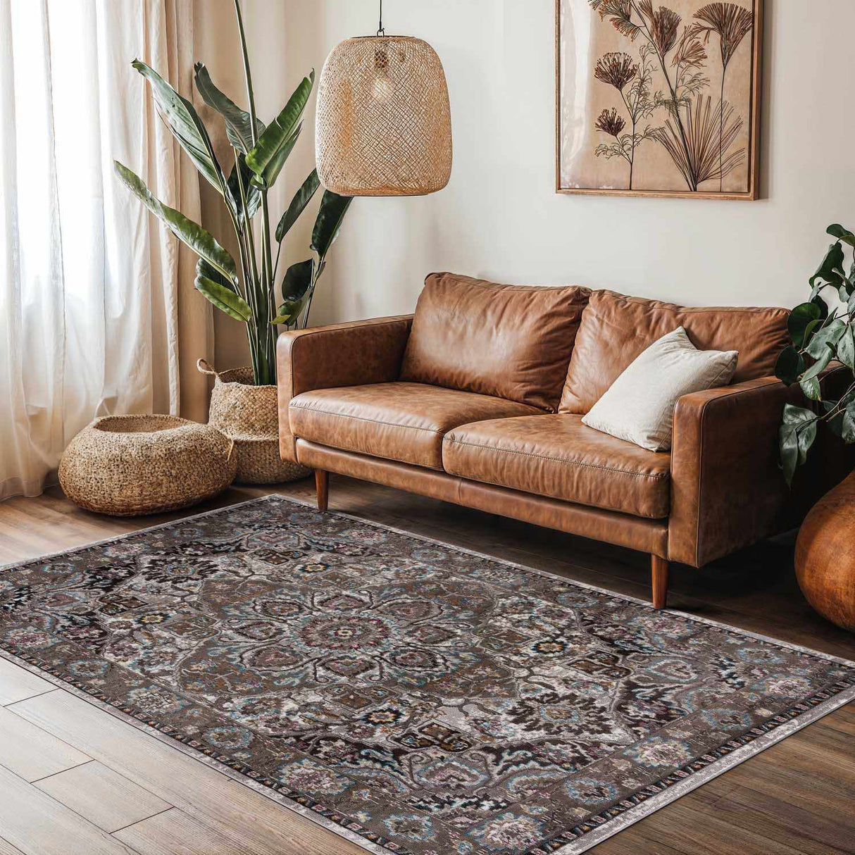Mardin Brown Area Rug - Clearance