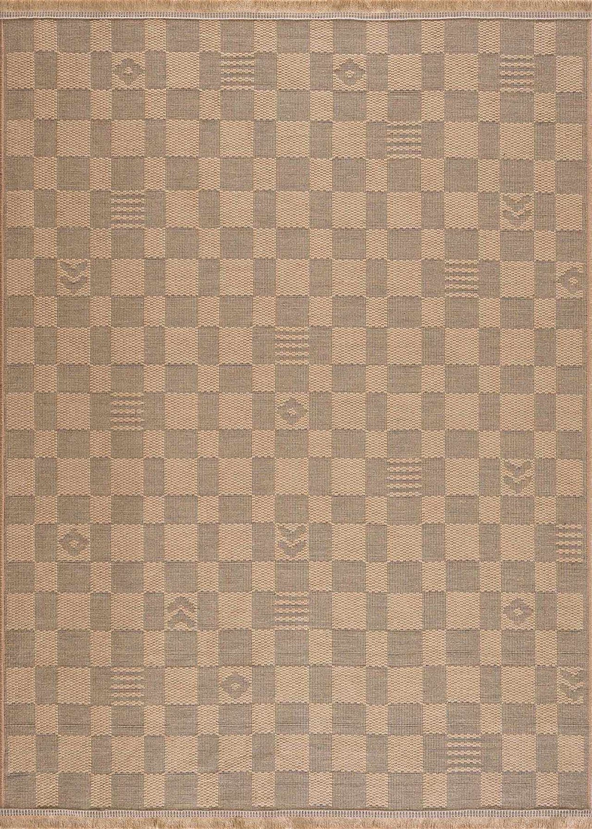 Nairi Checkered Washable Jute Rug
