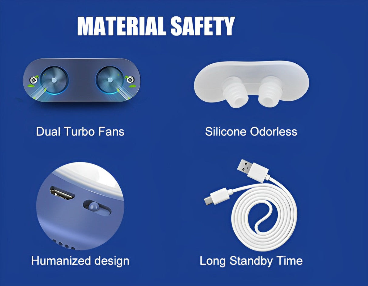 Reusable Silicone Nasal Insert Sleep Accessory Portable Nose Clip Device