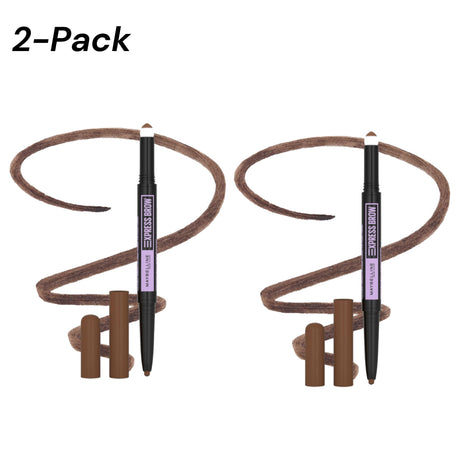 2-PACK-–-Maybelline-Express-Brow-2-In-1-Pencil-and-Powder-Eyebrow-Makeup,-Soft-Brown-Lipstick