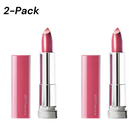 2-PACK-Maybelline-Color-Sensational-Made-for-All-Lipstick,-Crisp-Lip-Color-&-Hydrating-Formula,-376-Pink-For-Me,-Nude-Pink-Lipstick