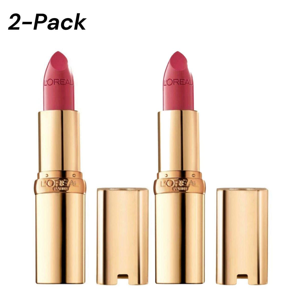 2-PACK-L'Oreal-Paris-Makeup-Colour-Riche-Original-Creamy,-Hydrating-Satin-Lipstick,-766-Plum-Explosion-Lipstick