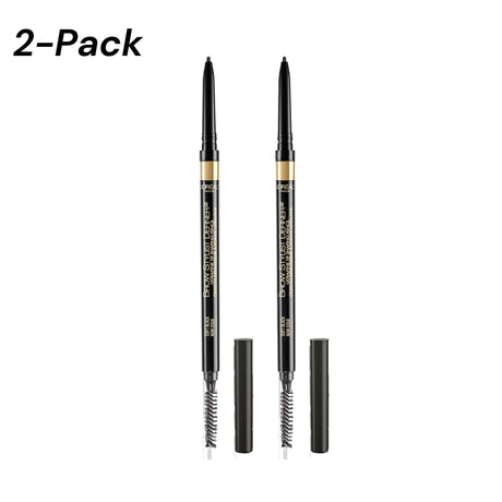 2-PACK-L'Oreal-Paris-Makeup-Brow-Definer-Waterproof-Eyebrow-Pencil,-Ultra-Fine-Mechanical-Pencil,-Draws-Tiny-Brow-Hairs-and-Fills-in-Sparse-Areas-and-Gaps,-,-0.003-Ounce-Brow-Pencil