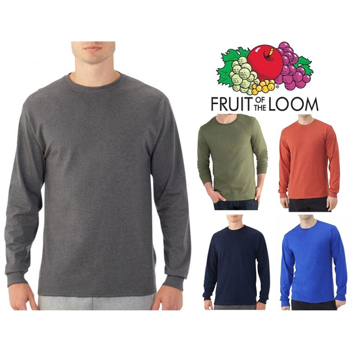 2-Pack-Fruit-of-the-Loom-Men’s-Eversoft-Long-Sleeve-T-Shirt-(Small)-