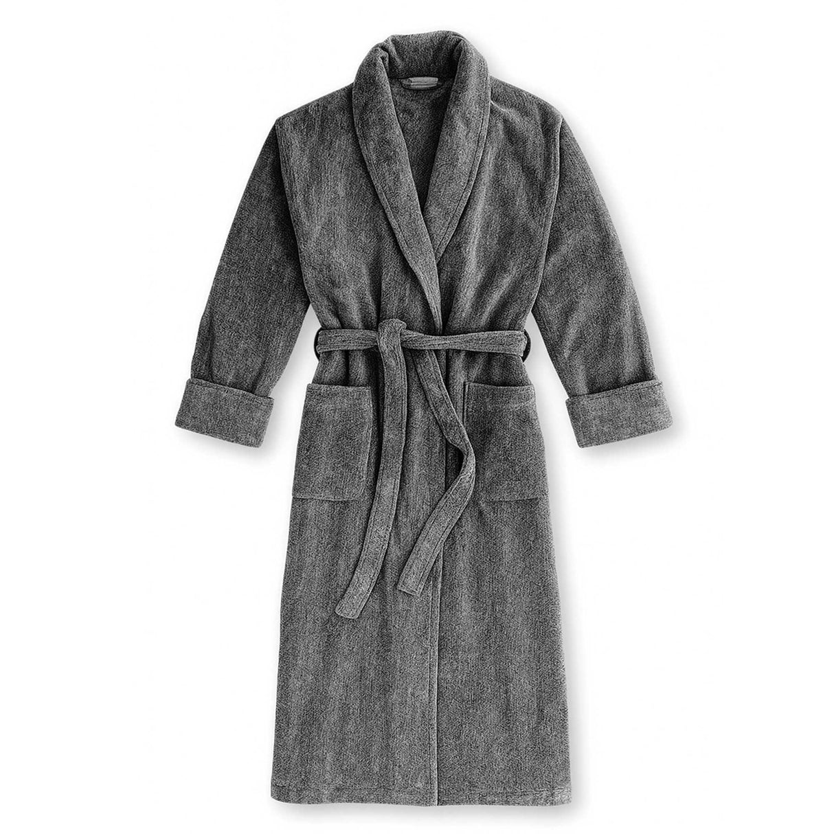 Bamboo Cotton Bath Robe - Viscose from Bamboo + Cotton - Charcoal by BedVoyage