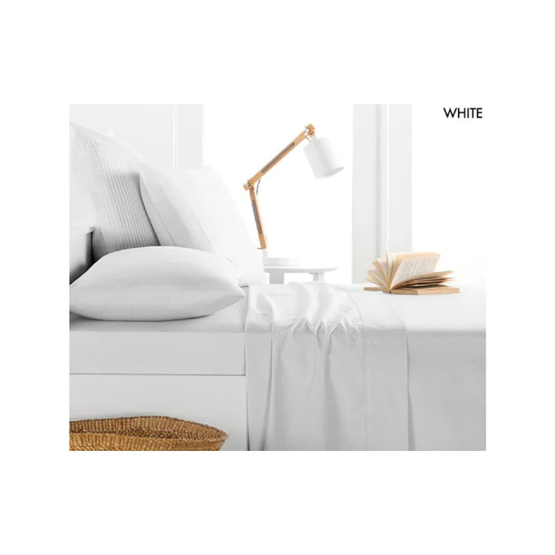 100% Cotton 1000 Thread Count Deep Pocket Luxury 4 Piece Set