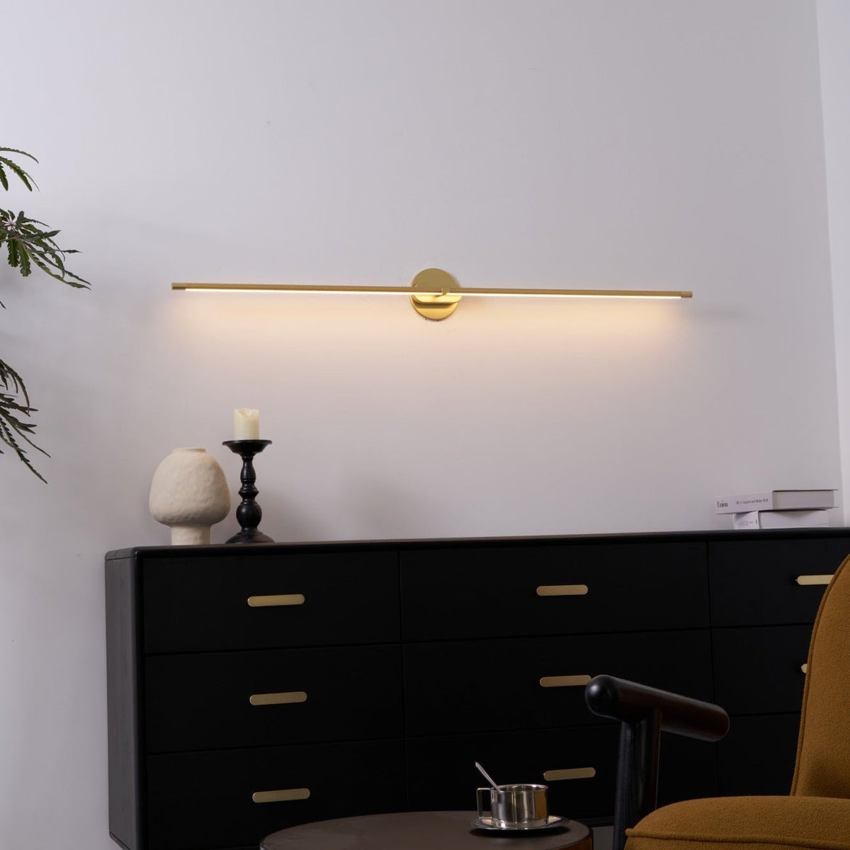 Hardwired Linear LED Wall Lamp with Dimmable Option | Slim Vanity Mirror Light