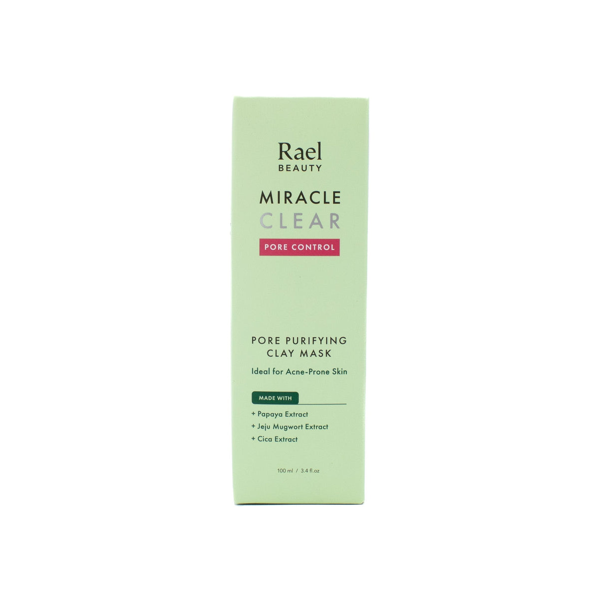 Rael Miracle Clear Pore Purifying Clay Face Mask 3.4oz