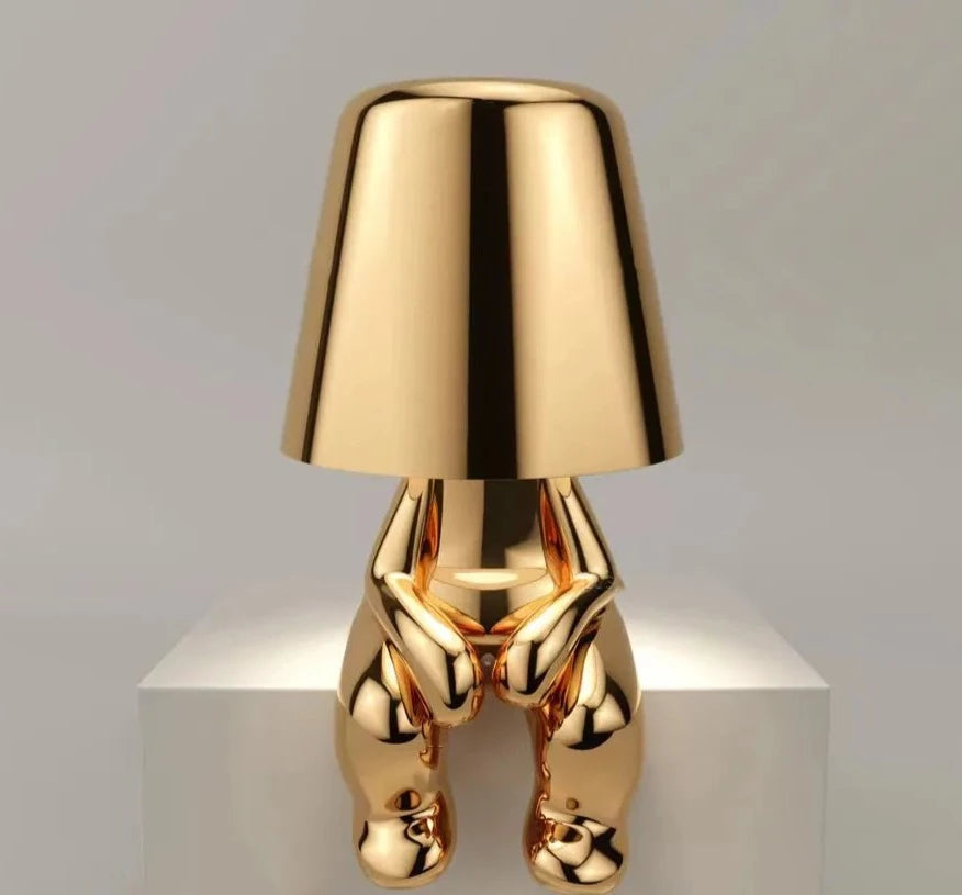 Modern Minimalist Cordless Table Lamp with Dimmable Touch Control – Stylish Bedside or Desk Lighting