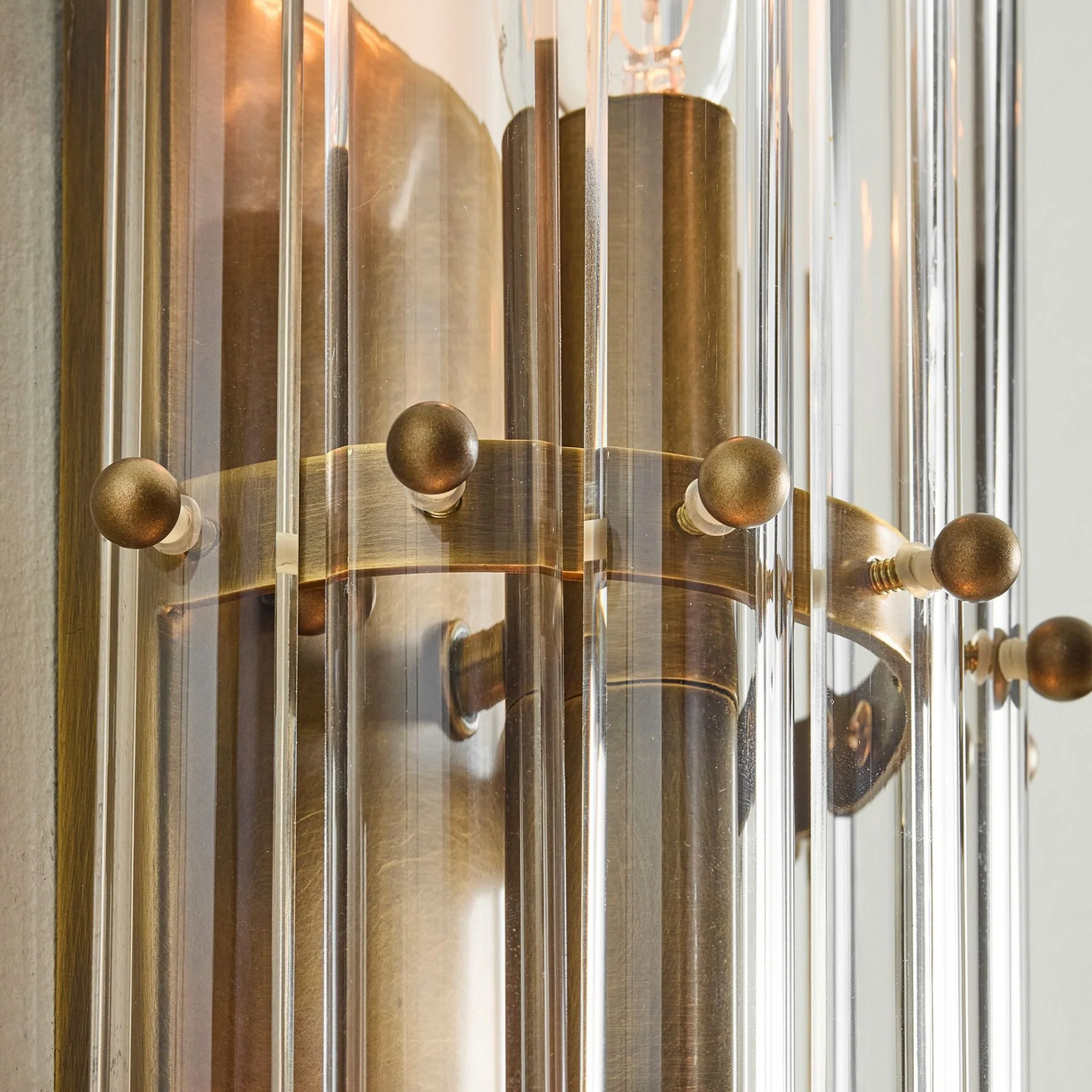 Vintage Style Crystal Wall Light