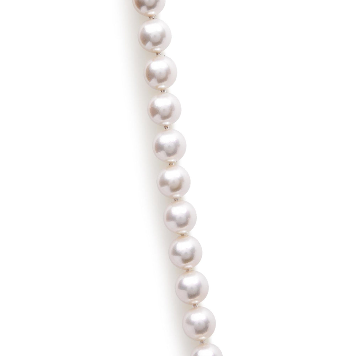 14K Gold 8.0x8.5mm Akoya Pearl Strand Necklace