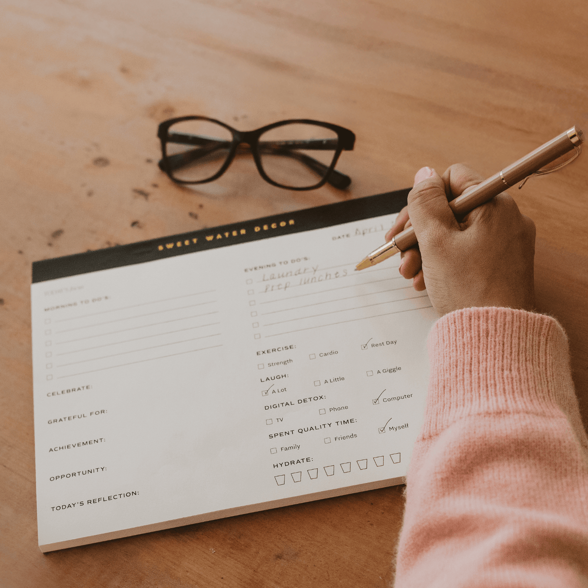 Self Care Notepad