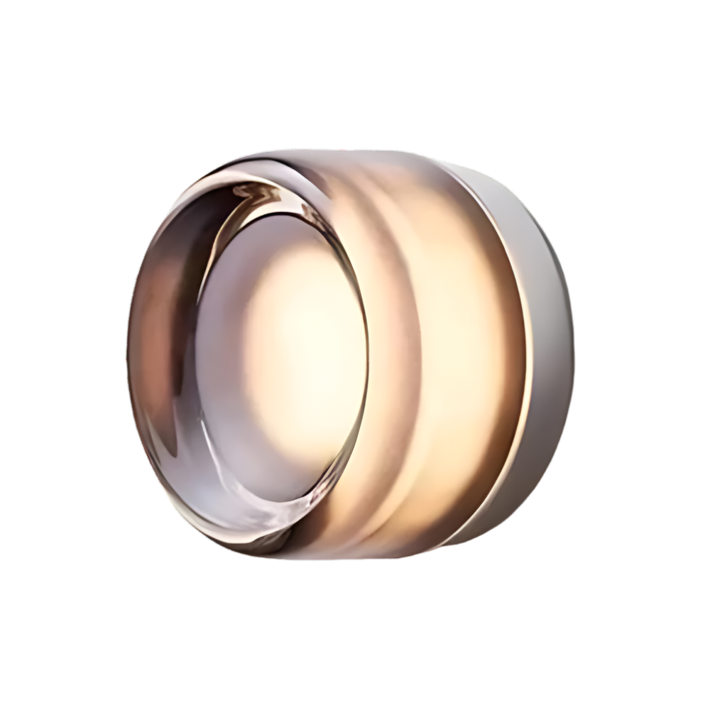 Nordic Acrylic Dimple LED Wall Sconce 1-Light 3-Color Adjustable