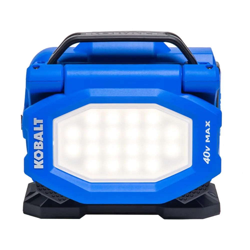 Open Box - Kobalt 40-volt Max 2200-Lumen LED Battery-operated and Plug-in Rechargeable Portable Work Light