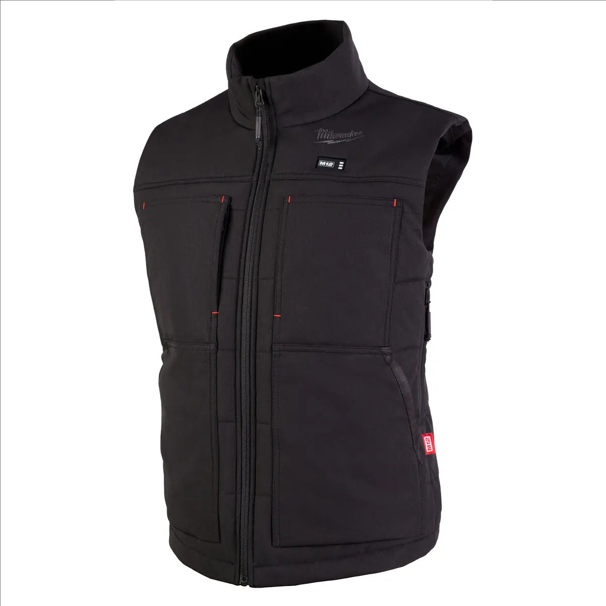 Open Box - Milwaukee Tool Women's Small M12 12V Li-Ion Cordless AXIS Black Heated Quilted Vest (Vest Only)