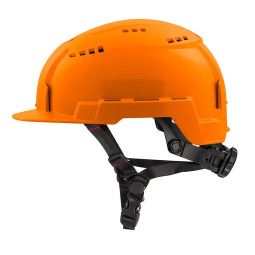 Open Box - Pack of 1 Milwaukee 48-73-1332 Orange Front Brim Vented Helmet - Type 2 Class C
