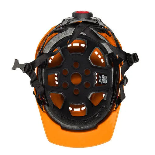 Open Box - Pack of 1 Milwaukee 48-73-1332 Orange Front Brim Vented Helmet - Type 2 Class C