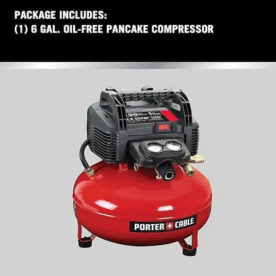 Open Box - Porter-Cable C2002 Oil-Free UMC Pancake Compressor