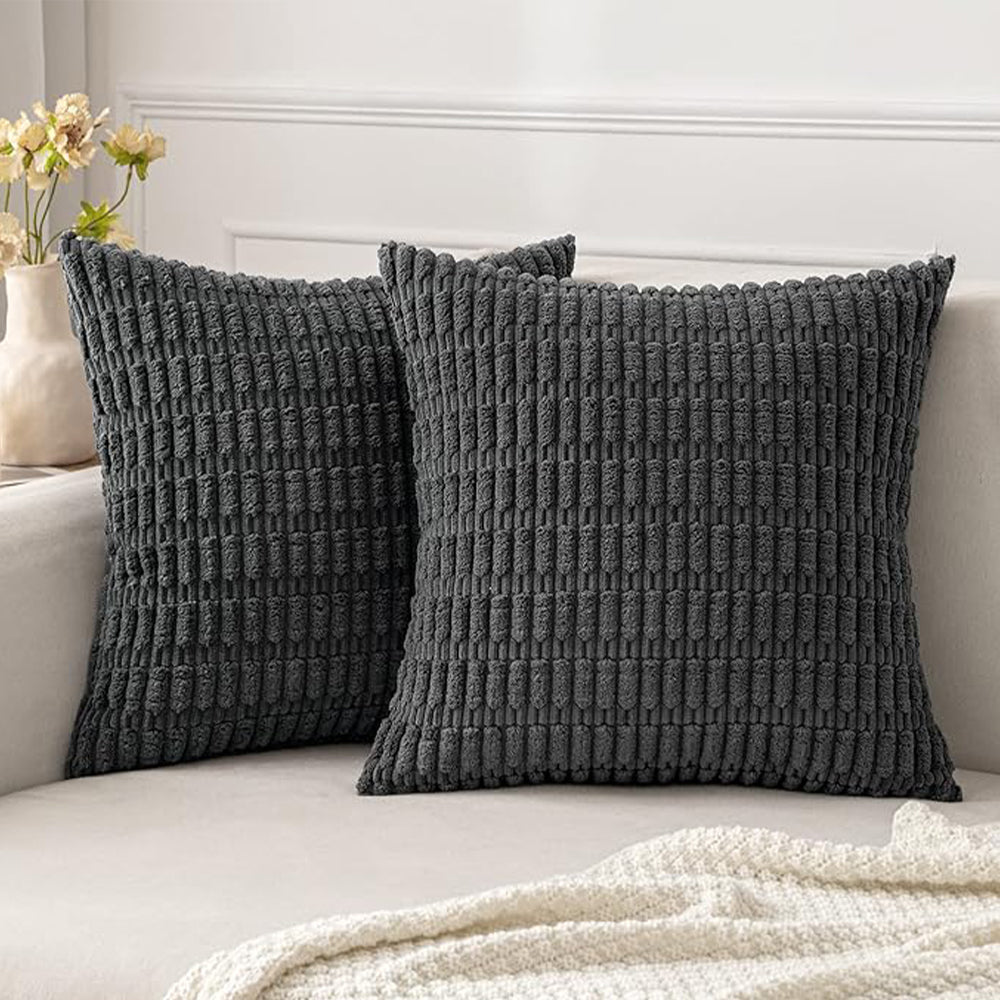 18"x18" Tufted Dot Corduroy Throw Pillow 16 Colors – Soft 3D Dotted Texture Cozy & Modern Accent Insert Included