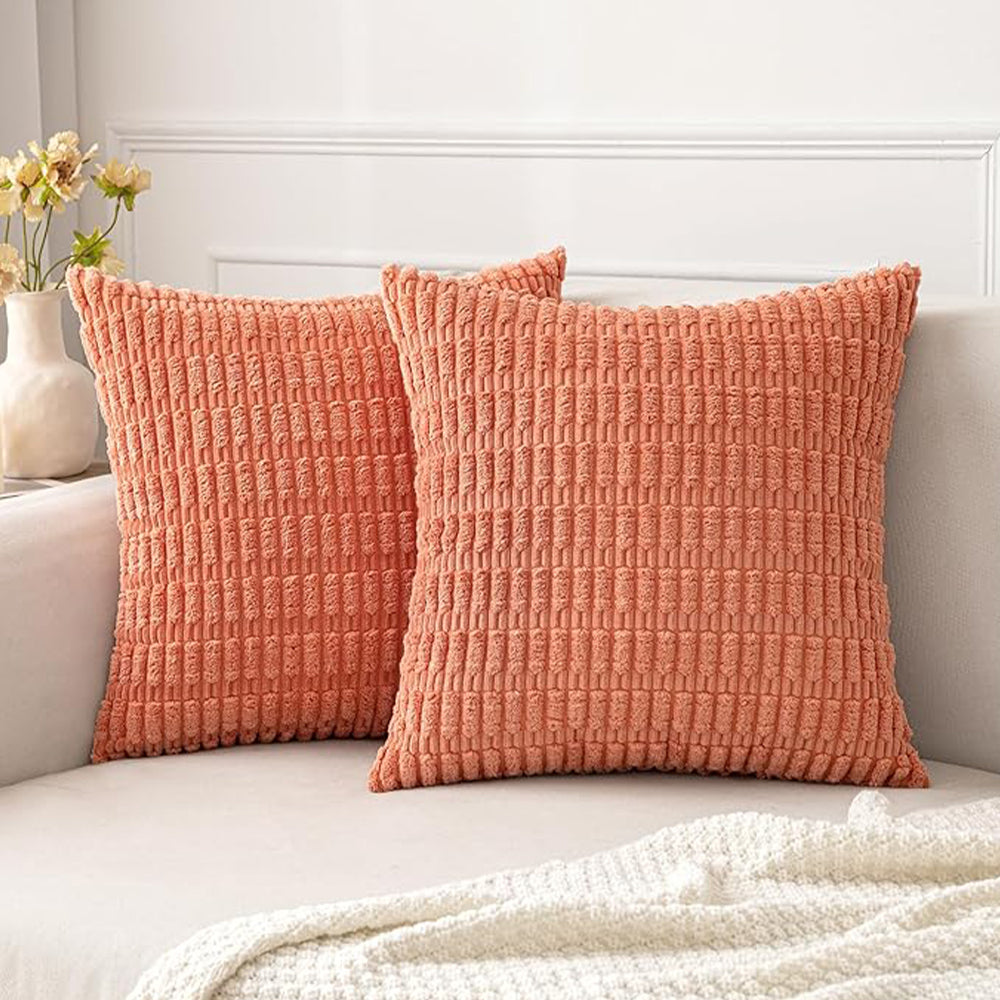 18"x18" Tufted Dot Corduroy Throw Pillow 16 Colors – Soft 3D Dotted Texture Cozy & Modern Accent Insert Included