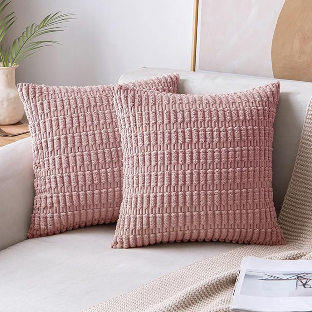 18"x18" Tufted Dot Corduroy Throw Pillow 16 Colors – Soft 3D Dotted Texture Cozy & Modern Accent Insert Included