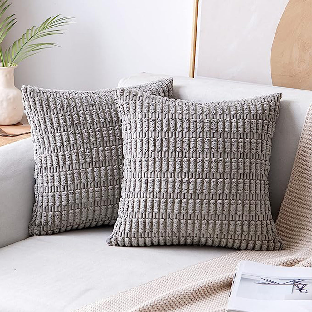 18"x18" Tufted Dot Corduroy Throw Pillow 16 Colors – Soft 3D Dotted Texture Cozy & Modern Accent Insert Included