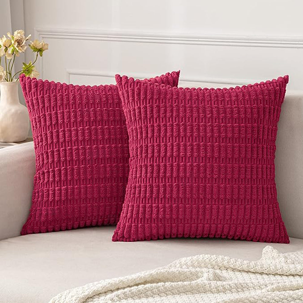 18"x18" Tufted Dot Corduroy Throw Pillow 16 Colors – Soft 3D Dotted Texture Cozy & Modern Accent Insert Included