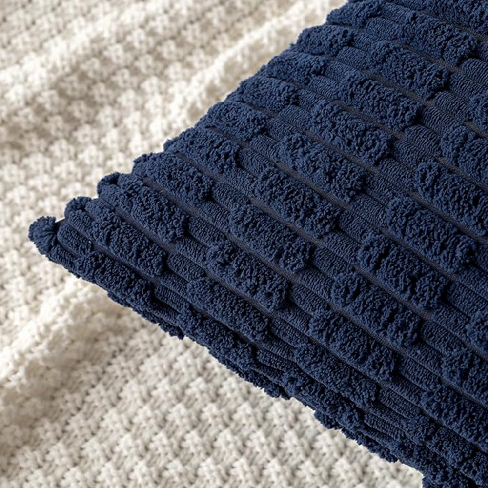 18"x18" Tufted Dot Corduroy Throw Pillow 16 Colors – Soft 3D Dotted Texture Cozy & Modern Accent Insert Included