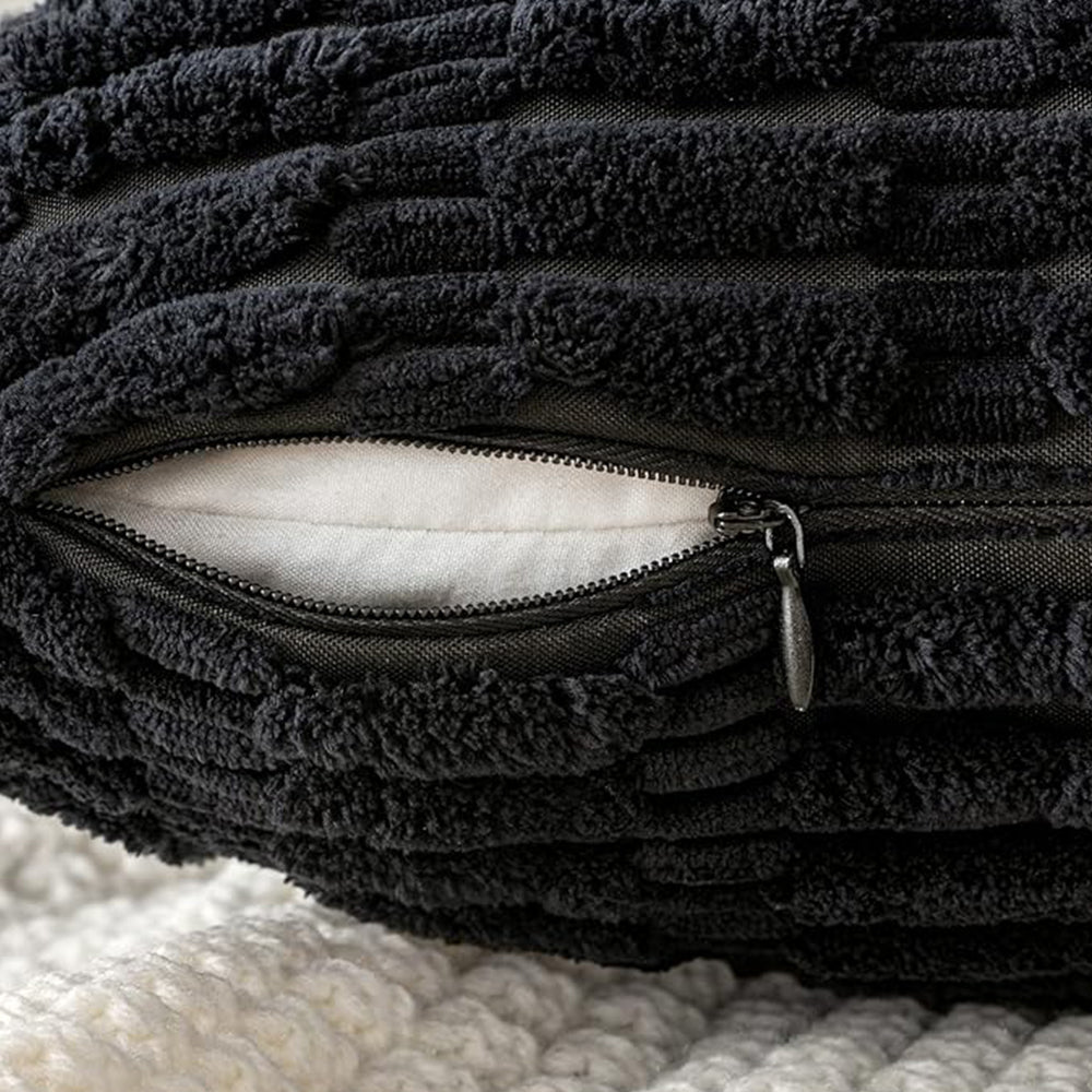 18"x18" Tufted Dot Corduroy Throw Pillow 16 Colors – Soft 3D Dotted Texture Cozy & Modern Accent Insert Included