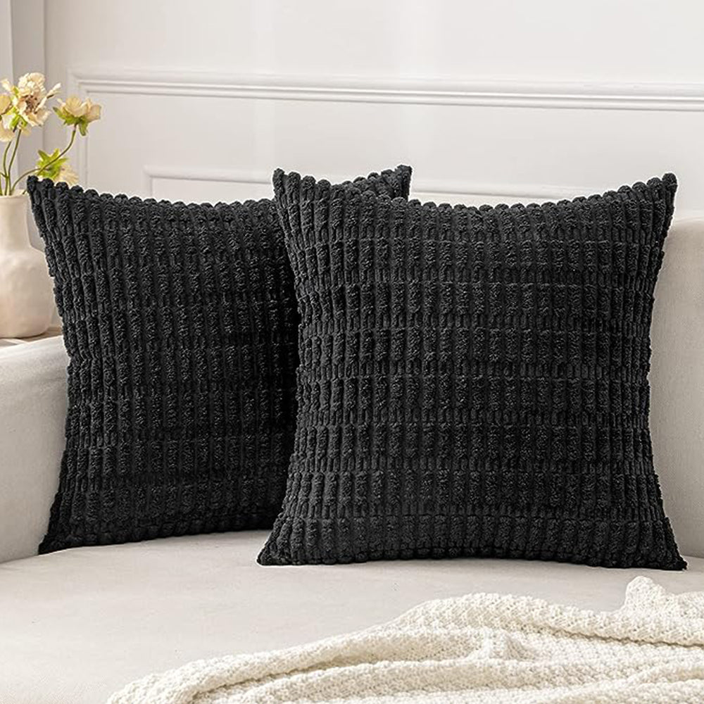 18"x18" Tufted Dot Corduroy Throw Pillow 16 Colors – Soft 3D Dotted Texture Cozy & Modern Accent Insert Included