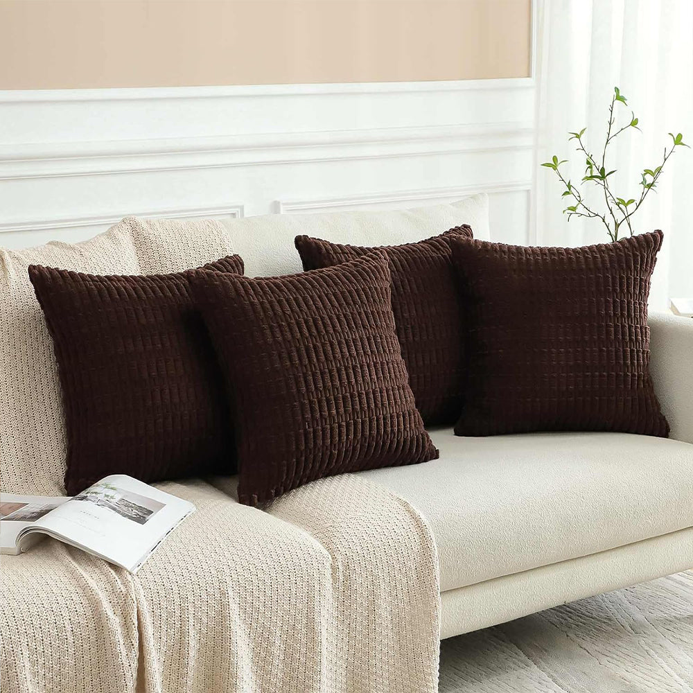 18"x18" Tufted Dot Corduroy Throw Pillow 16 Colors – Soft 3D Dotted Texture Cozy & Modern Accent Insert Included