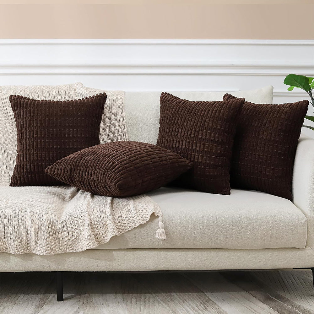 18"x18" Tufted Dot Corduroy Throw Pillow 16 Colors – Soft 3D Dotted Texture Cozy & Modern Accent Insert Included