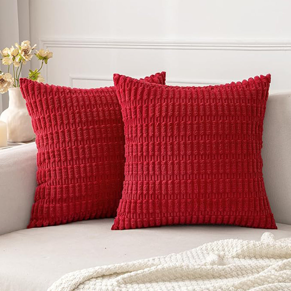 18"x18" Tufted Dot Corduroy Throw Pillow 16 Colors – Soft 3D Dotted Texture Cozy & Modern Accent Insert Included