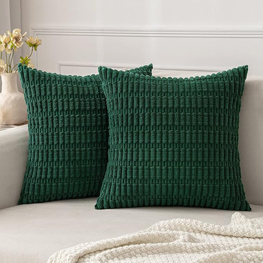 18"x18" Tufted Dot Corduroy Throw Pillow 16 Colors – Soft 3D Dotted Texture Cozy & Modern Accent Insert Included
