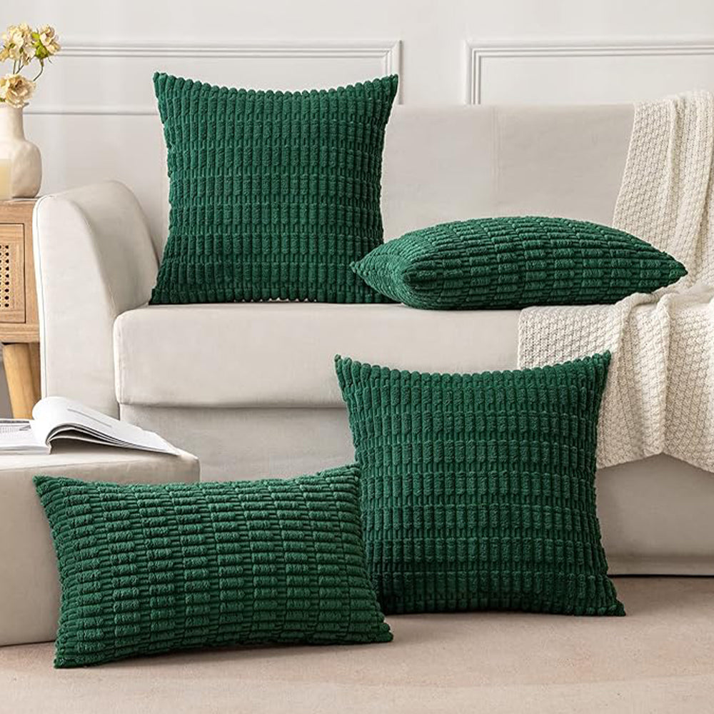 18"x18" Tufted Dot Corduroy Throw Pillow 16 Colors – Soft 3D Dotted Texture Cozy & Modern Accent Insert Included