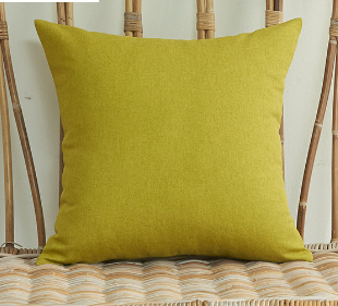 Set of 2 Solid Color Outdoor Waterproof Throw Pillow covers Square 18"x18" or Rectangle 12"x20"