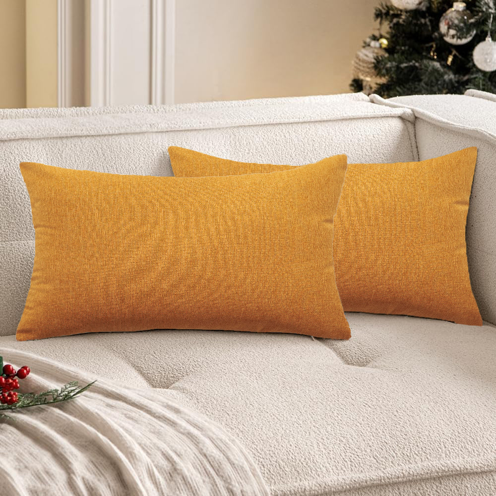Pack of 1 Solid Color Outdoor Waterproof Throw Pillow Square 18"x18" or Rectangle 12"x20"