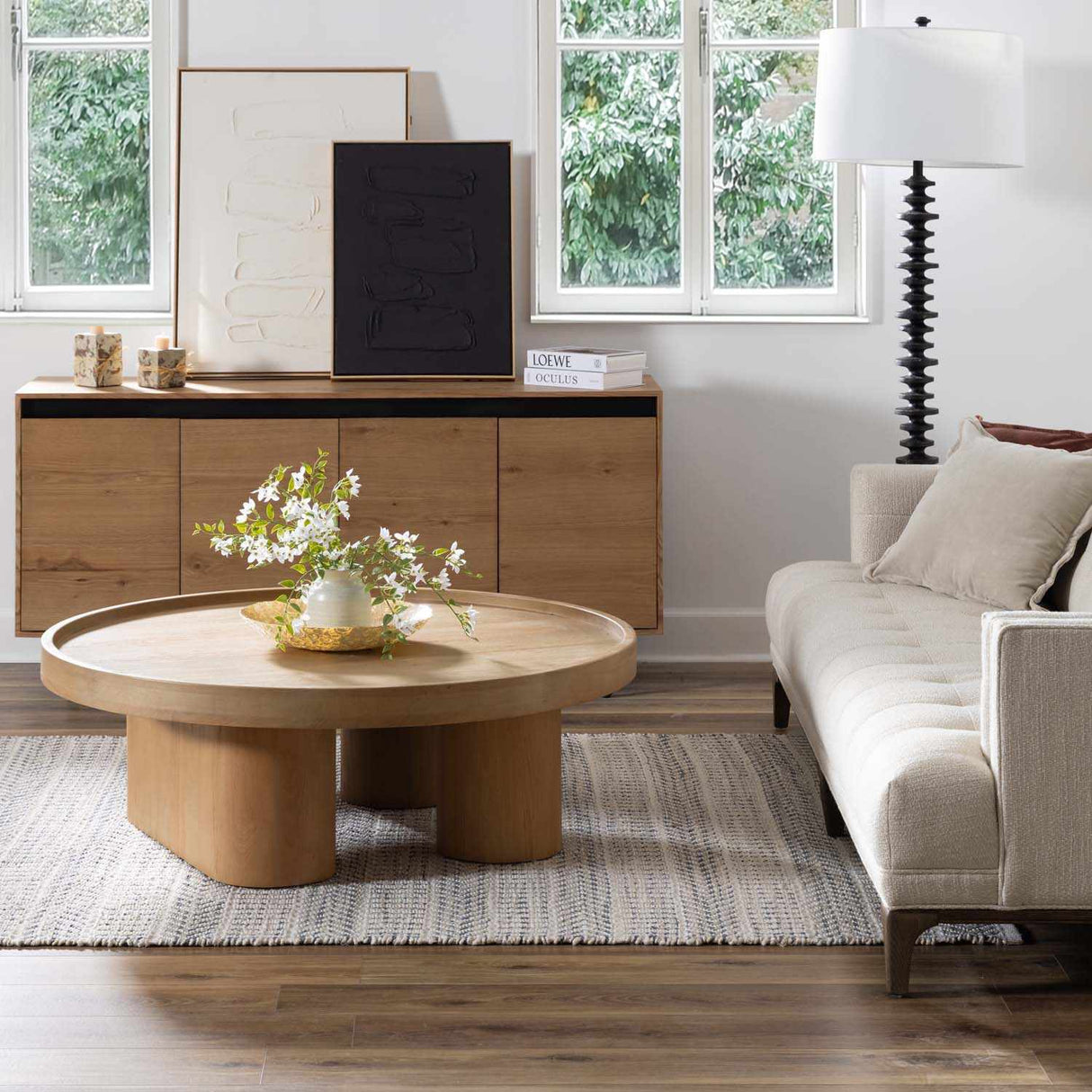 Pleak Handmade Jute Area Rug - Clearance