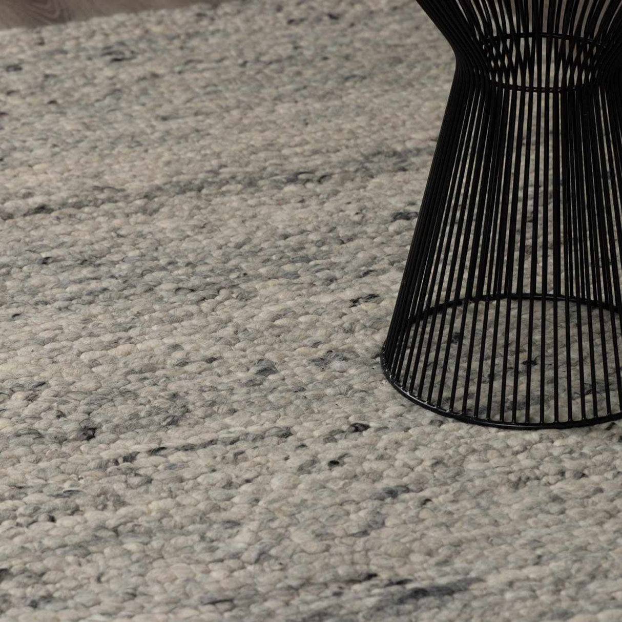 Olisa Gray Wool Area Rug