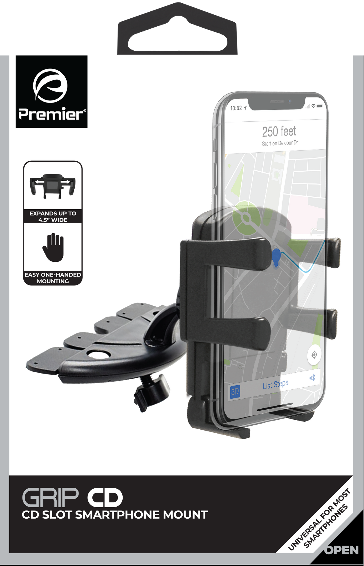 CD Slot Mount for Effortless Device Accessibility