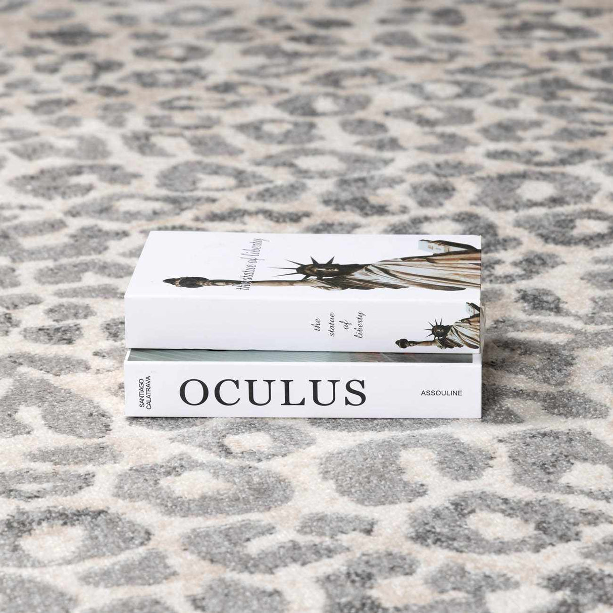 Beige Liversedge Leopard Print Area Rug