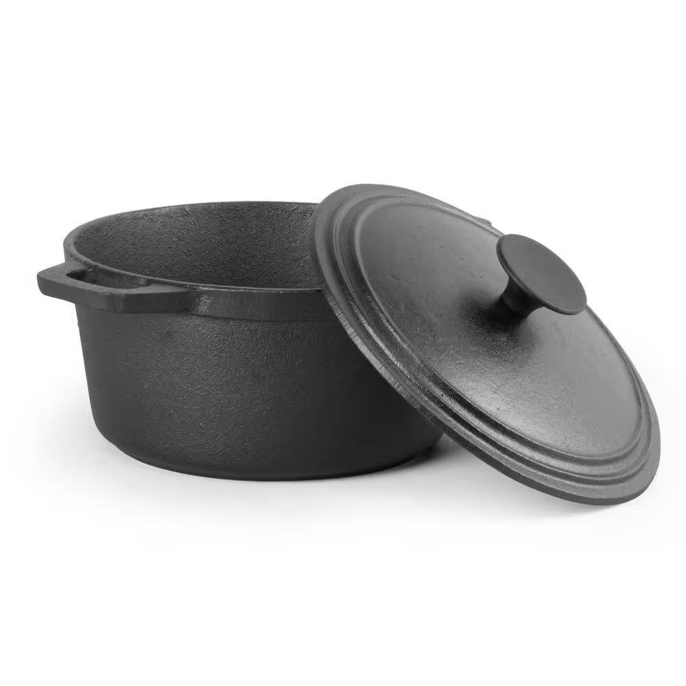 3.4-Quart-Pre-Seasoned-Cast-Iron-Dutch-Oven-with-Handles-and-Lid-Kitchen->-Cookware-Sets