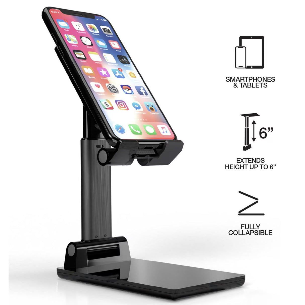 Premier Foldable Smartphone and Tablet Stand: Your Portable Device Companion
