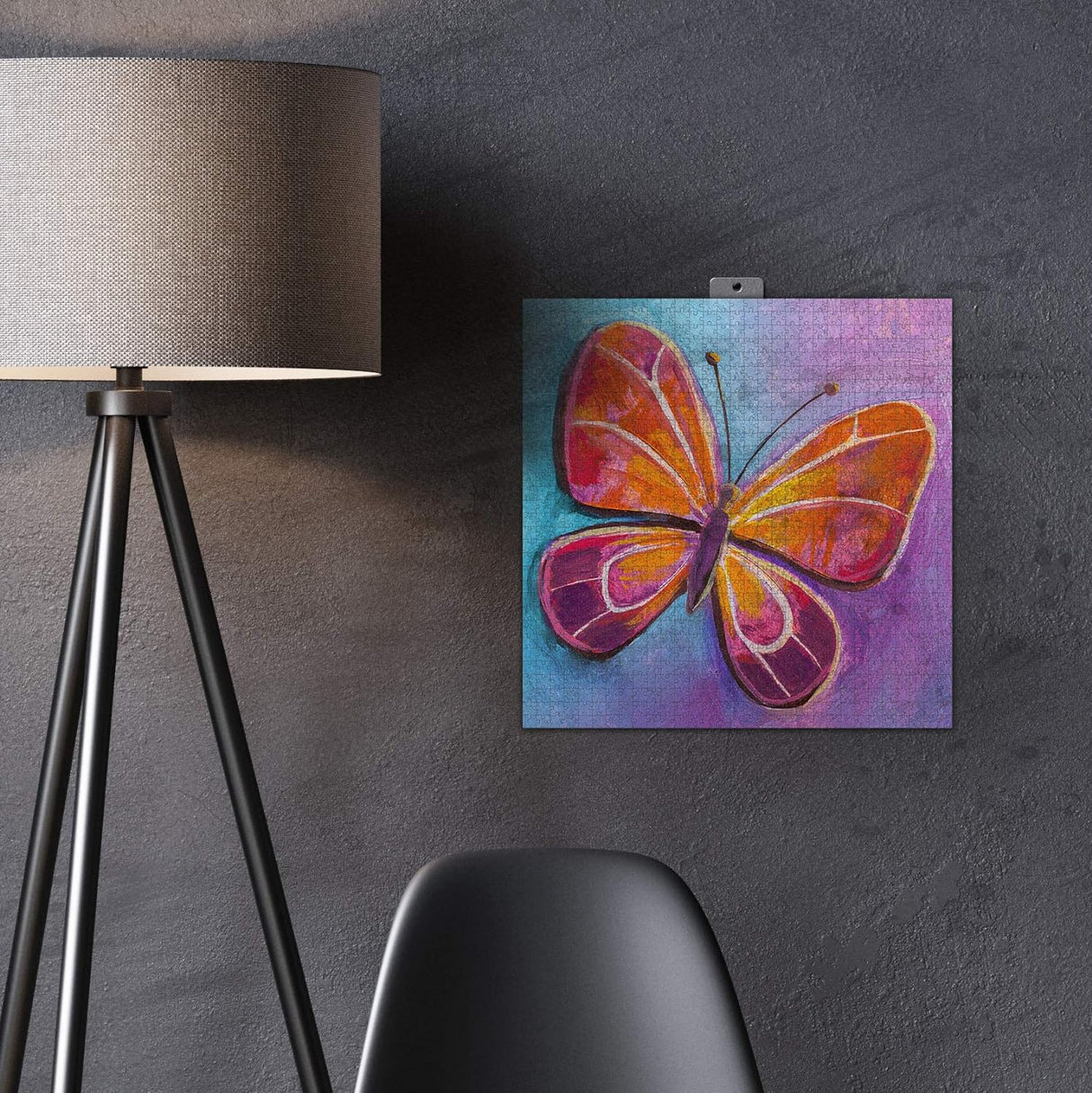 QuizQuirk 1000 Piece Puzzle, Butterfly Painting Jigsaw Puzzle for Adults/Teens (Puzzle Saver Kit Included)