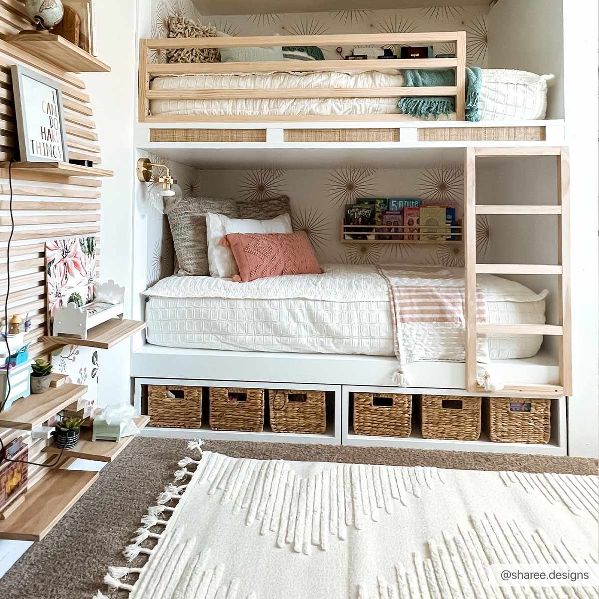 Palimbang Cream 3D Rug