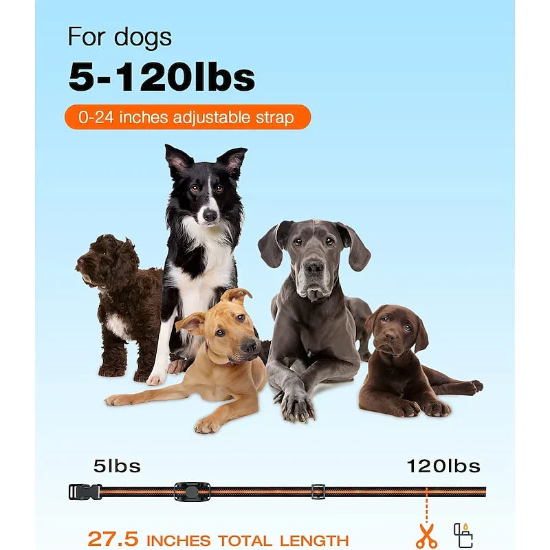 NovaPace Remote Dog Training Collar 1000m Waterproof Rechargeable