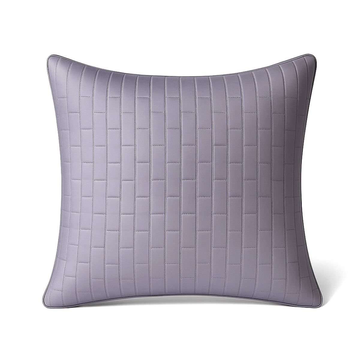 Bamboo Quilted Sham - 100% Viscose from Bamboo - 1pc - Euro - Platinum