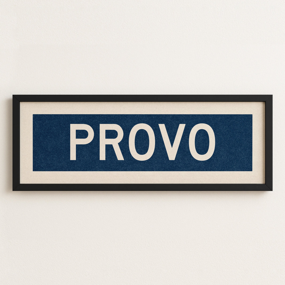Framed Provo Navy Bus Scroll