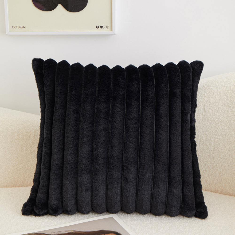 Pack of 1 Polyester Blend Square Throw Pillow & 450g Insert reversible sides, removable cover size 18x18 inch